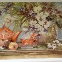 Stilleven met kopjes